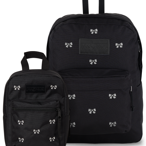 SuperBreak® Plus Embroidered Bows Black Set